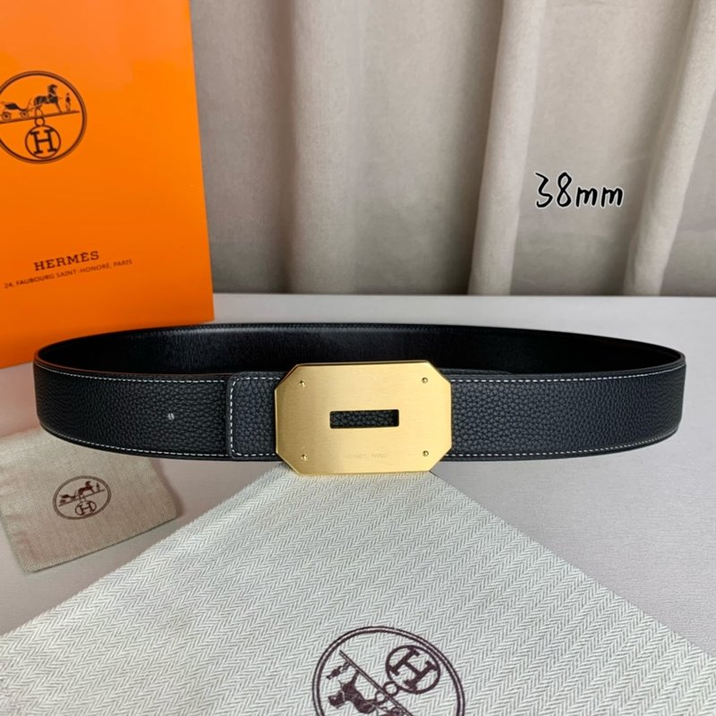 에르메스 클래식 평헤드 양면 벨트 38mm 001-220682