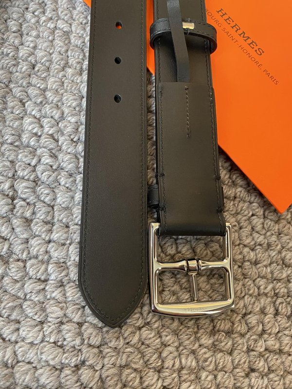 에르메스 박스/토고 양면 소가죽 벨트 38mm 001-220687