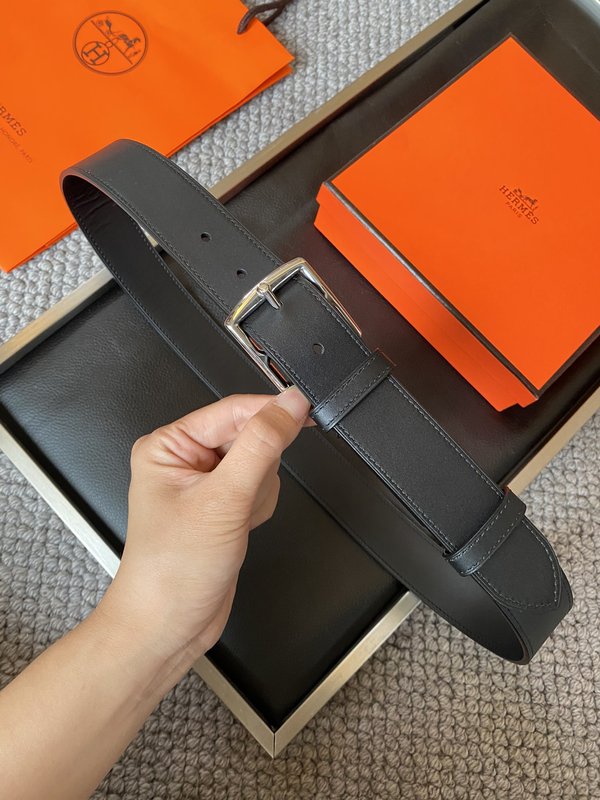 에르메스 박스/토고 양면 소가죽 벨트 38mm 001-220687