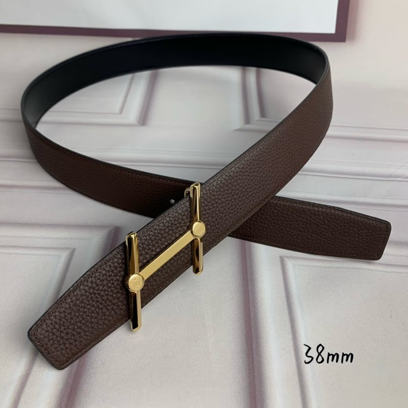 에르메스 더블 H 버클 리버시블 벨트 38mm 001-220688
