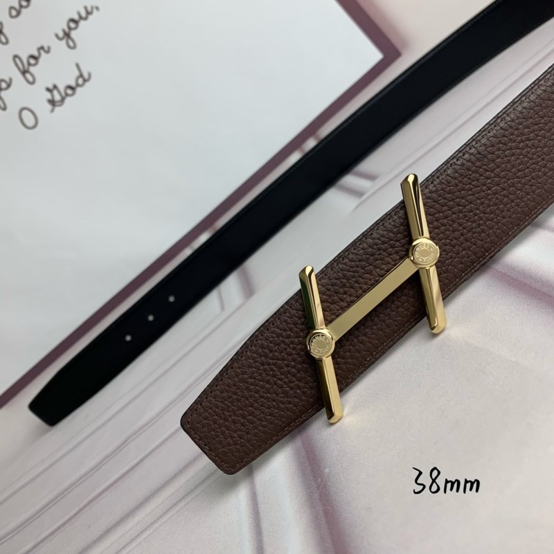 에르메스 더블 H 버클 리버시블 벨트 38mm 001-220688