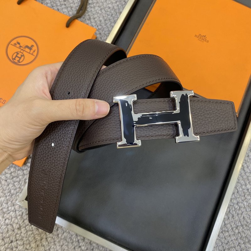 에르메스 양면 소가죽 벨트 38mm 001-220730