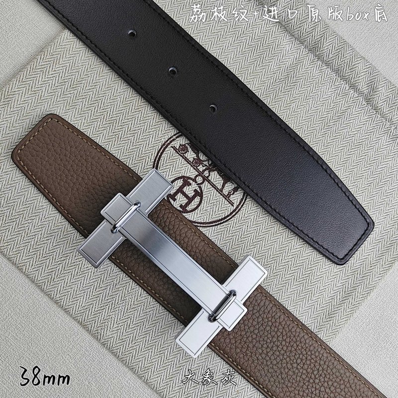 에르메스 양면 벨트 38mm 골드 실버 블랙 버클 001-220750