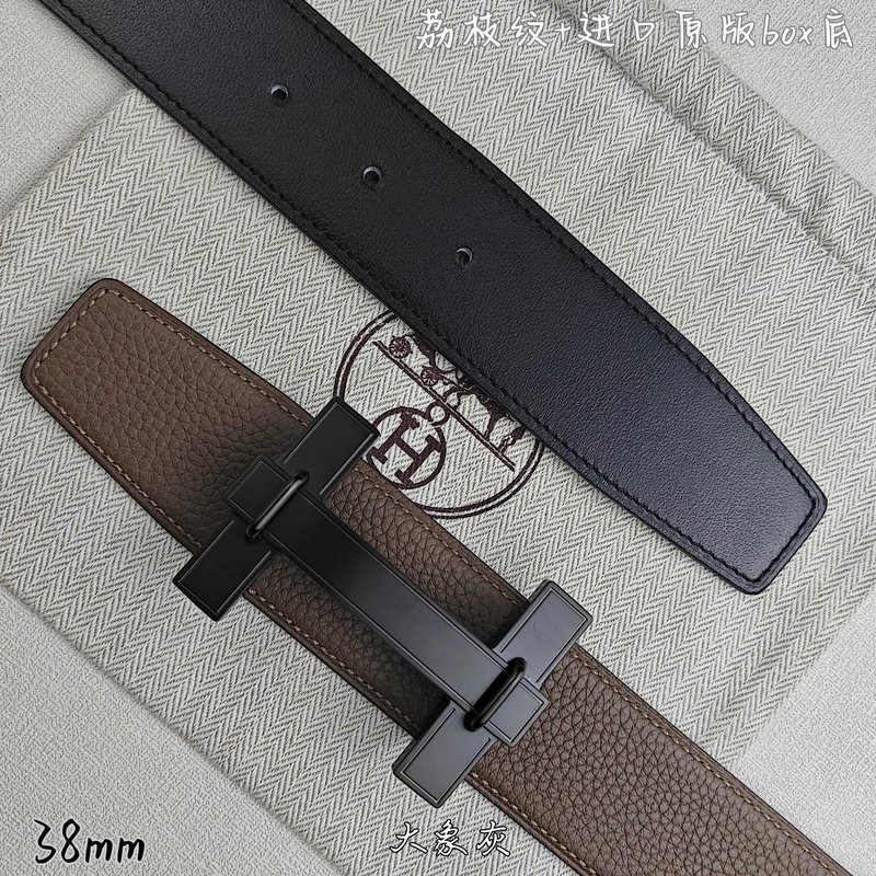 에르메스 양면 벨트 38mm 골드 실버 블랙 버클 001-220750