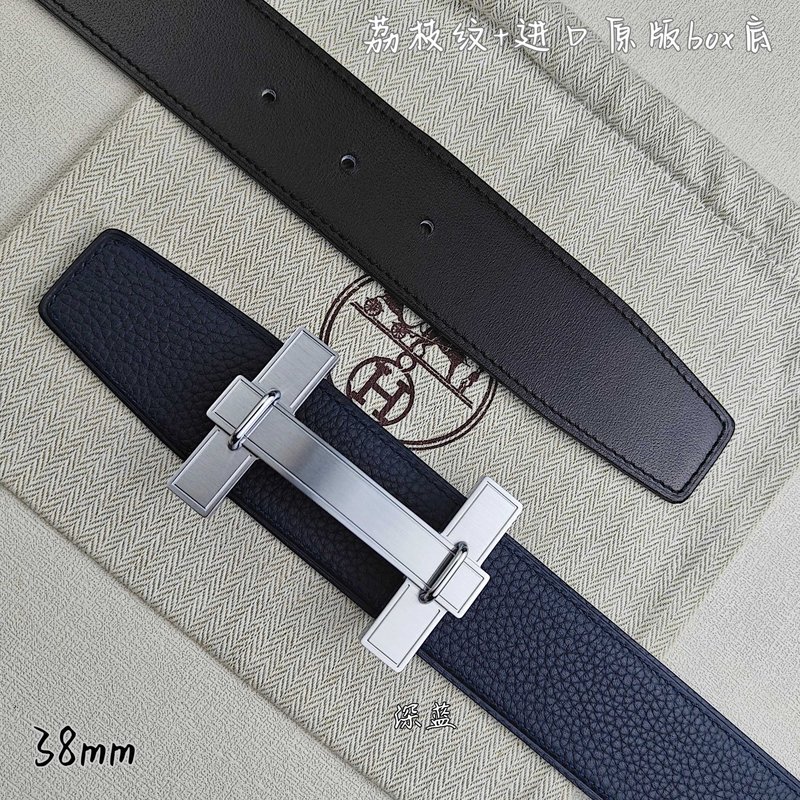 에르메스 양면 소가죽 벨트 38mm H 버클 001-220751