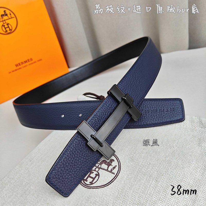 에르메스 양면 소가죽 벨트 38mm H 버클 001-220751