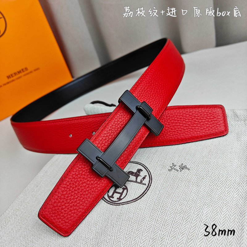 에르메스 양면 소가죽 벨트 38mm H 버클 001-220753