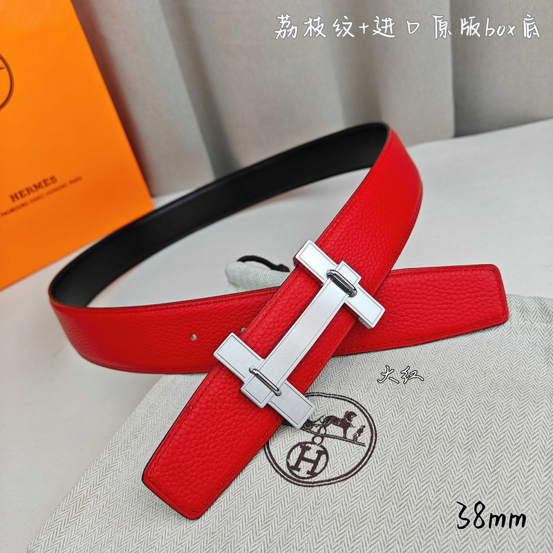 에르메스 양면 소가죽 벨트 38mm H 버클 001-220753
