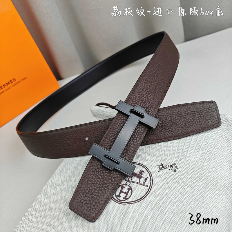 에르메스 양면 가죽 벨트 H 버클 38mm 001-220756