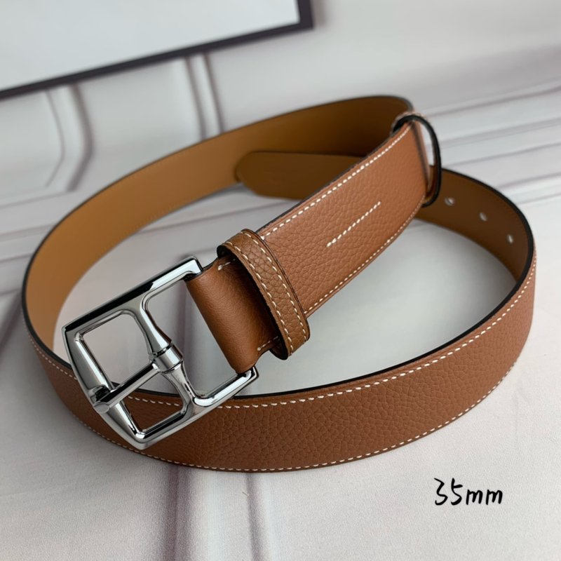 에르메스 수입 소가죽 핀버클 벨트 35mm 001-220780