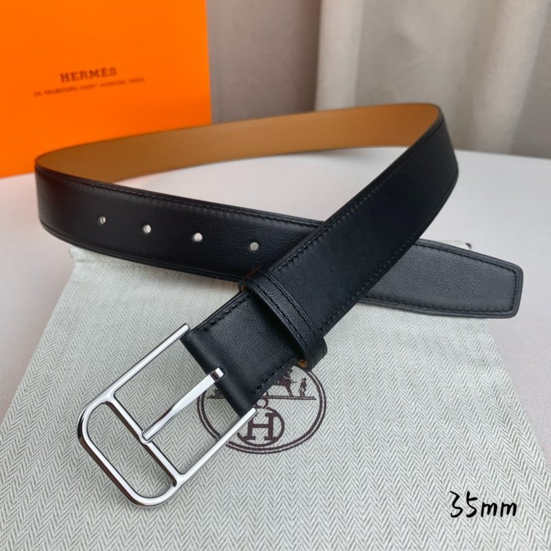 에르메스 뉴 핀 버클 소가죽 벨트 35mm 001-220798