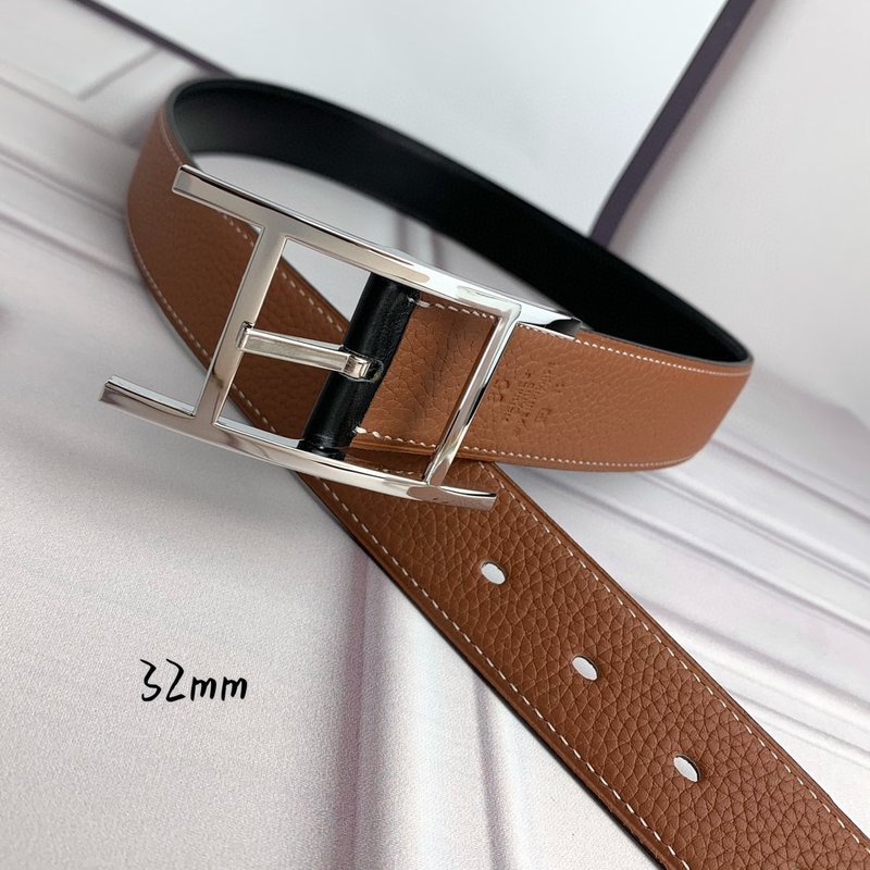 에르메스 핀 버클 양면 벨트 32mm 폭 001-220838