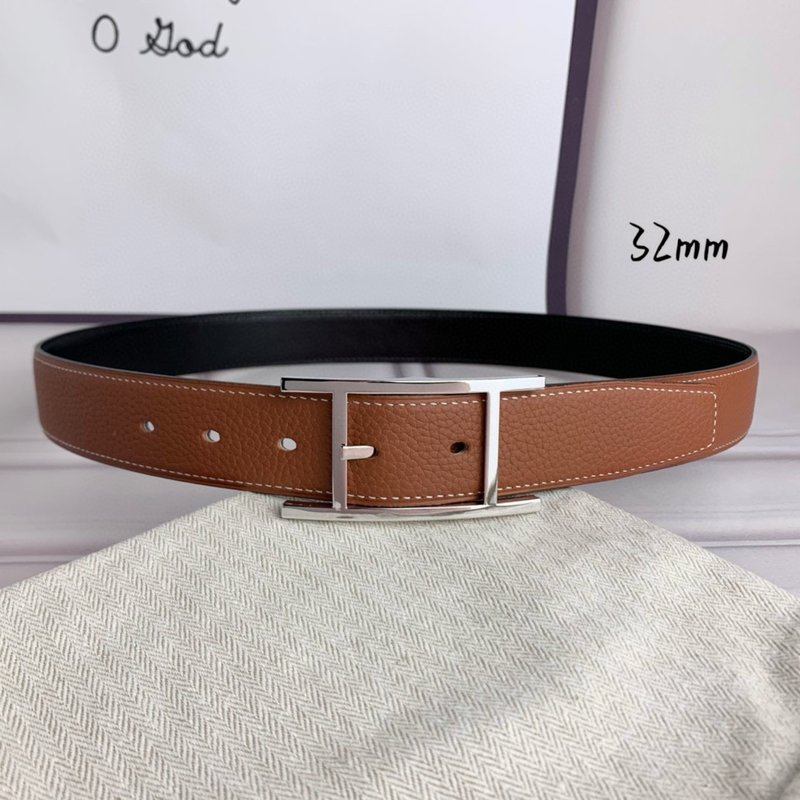 에르메스 핀 버클 양면 벨트 32mm 폭 001-220838