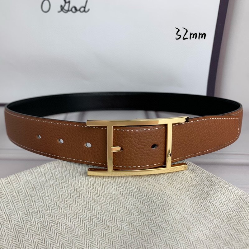 에르메스 핀 버클 양면 벨트 32mm 폭 001-220838