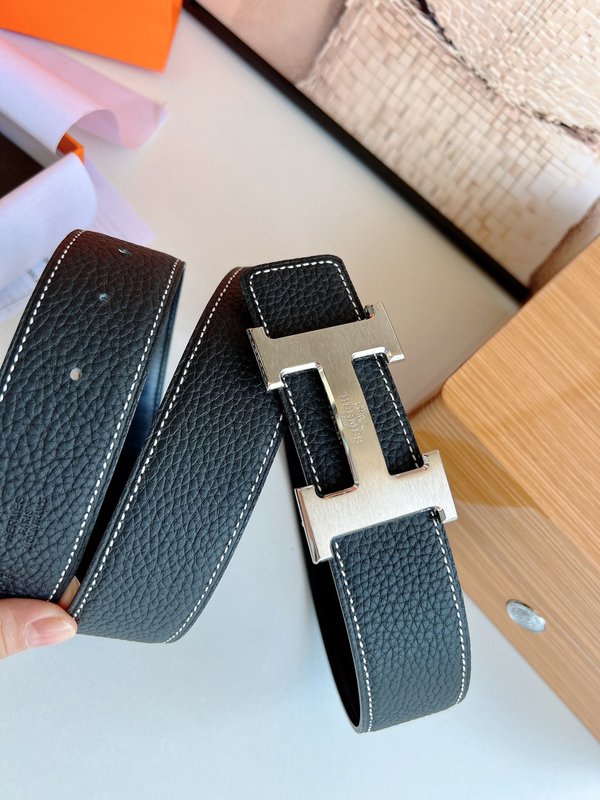 에르메스 클래식 H 버클 벨트 토고 가죽 38mm 001-220846