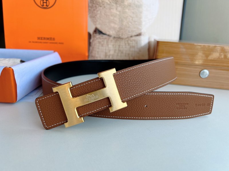 에르메스 클래식 H 버클 벨트 토고 가죽 38mm 001-220849