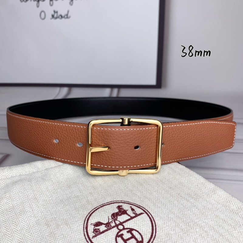 에르메스 양면 벨트 38mm 폭 소 가죽 001-220908