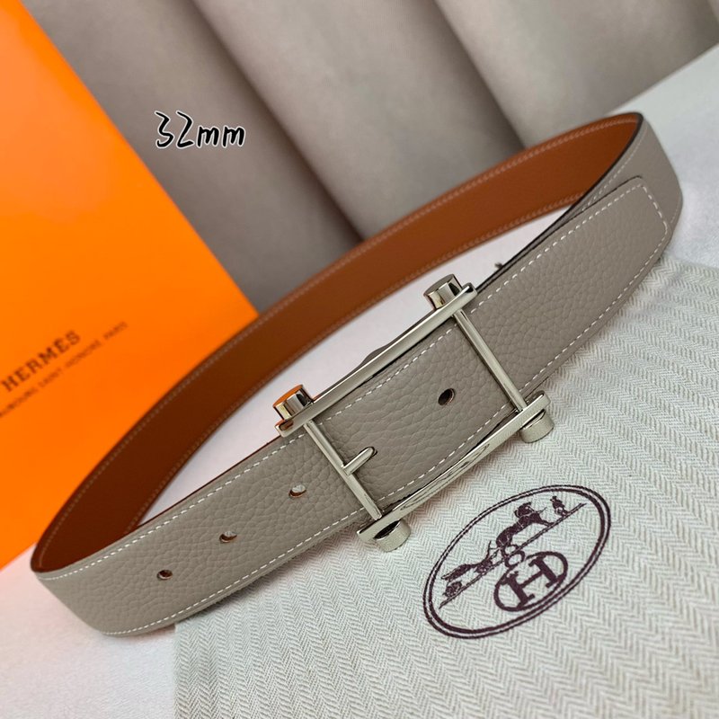 에르메스 양면 리치 그레인 핀 버클 벨트 001-220912