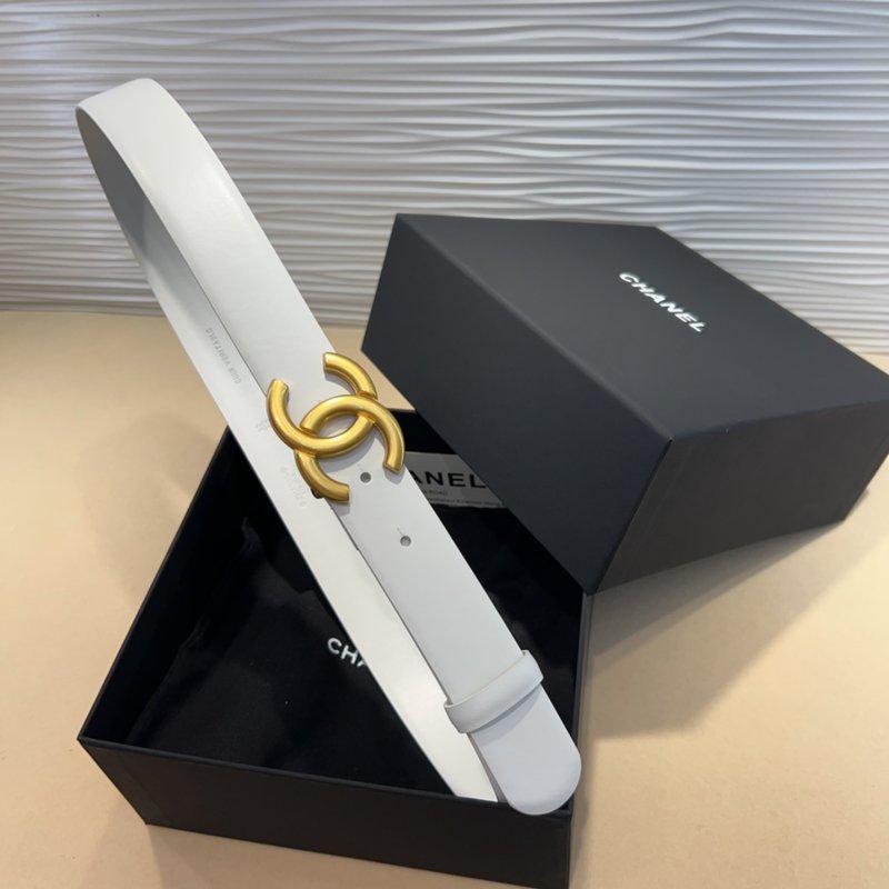 샤넬 24C 황동 메탈 로고 벨트 001-220916