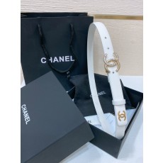 샤넬 24C 라인스톤 레터 로고 송아지 가죽 벨트 001-220919