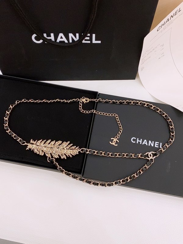 샤넬 체인 라인스톤 벨트 001-220923
