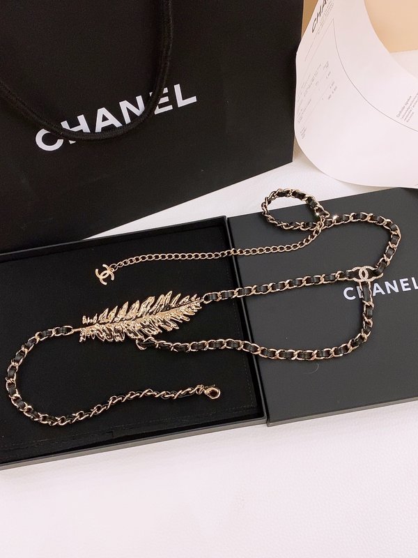 샤넬 체인 라인스톤 벨트 001-220923