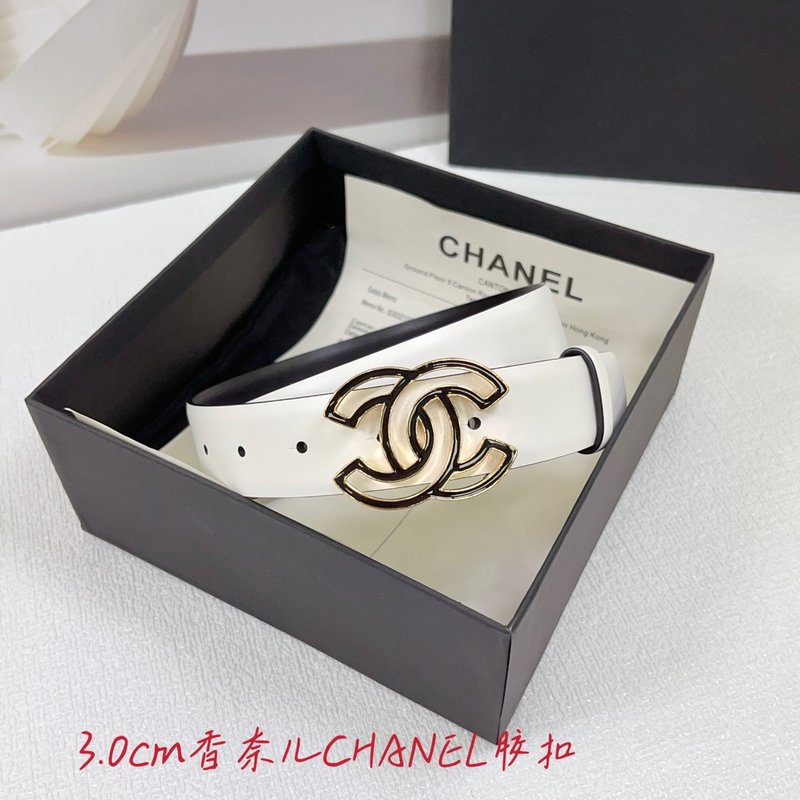 샤넬 3.0cm 양면 평직 벨트 001-220930
