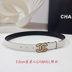 샤넬 3.0cm 양면 평직 벨트 001-220930