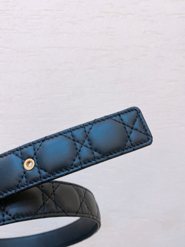 샤넬 3.0cm 양피 퀼팅 로고 버클 벨트 001-220935
