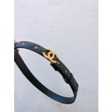 샤넬 3.0cm 양피 퀼팅 로고 버클 벨트 001-220935