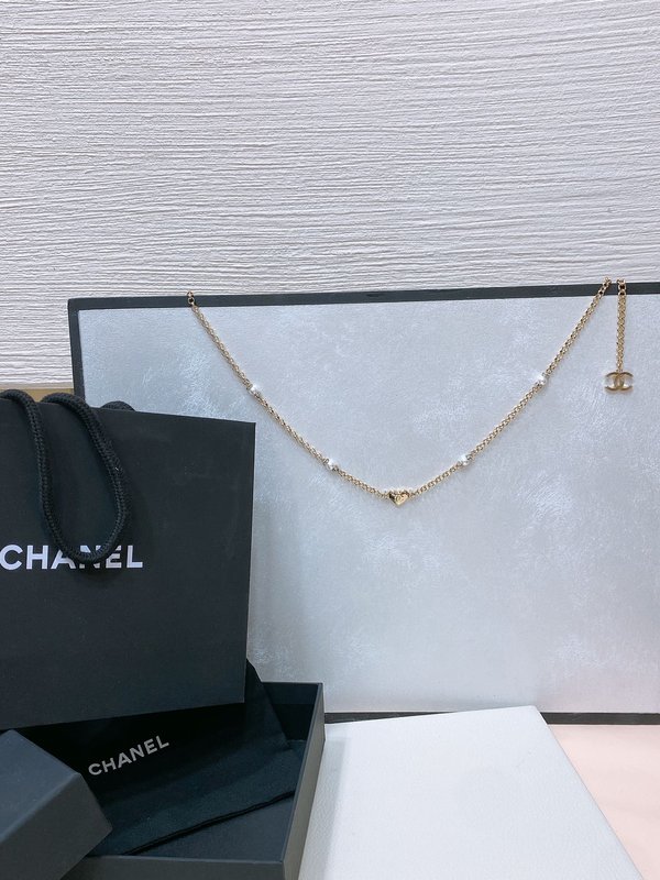 샤넬 신규 크리스탈 더블 C 하트 웨스트 체인 001-220944