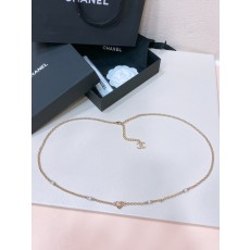 샤넬 신규 크리스탈 더블 C 하트 웨스트 체인 001-220944