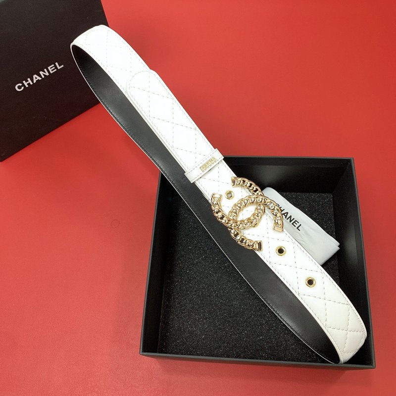 샤넬 24C 체인 퀼팅 벨트 3.0cm 001-220950