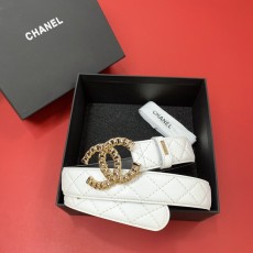 샤넬 24C 체인 퀼팅 벨트 3.0cm 001-220950