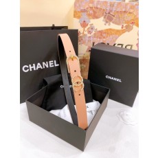샤넬 라인스톤 핀 버클 소가죽 벨트 001-221024