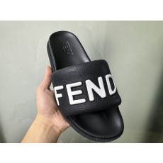 펜디 남성용 블랙 로고 슬리퍼 001-221040