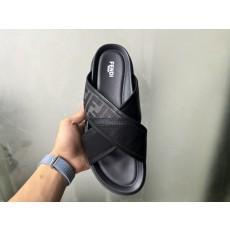 펜디 남성 블랙 슬라이드 001-221041