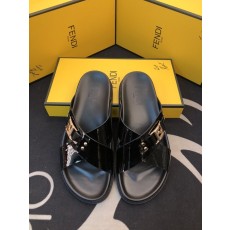 펜디 FENDI 남성 블랙 슬리퍼 001-221058