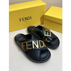 펜디 커플 로고 프린트 샌들 001-221075
