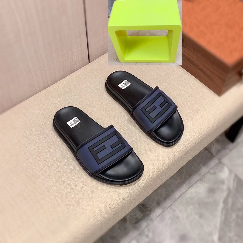 펜디 수입 소가죽 여름 슬리퍼 001-221078