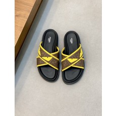 펜디 몬스터 패턴 블랙 샌들 슬리퍼 001-221151
