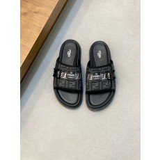 펜디 몬스터 패턴 블랙 슬리퍼 001-221152