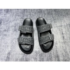 펜디 남성용 블랙 캐주얼 슬리퍼 001-221160