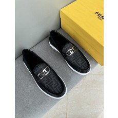 펜디 FENDI 남성 캐주얼 가죽 로퍼 슈즈 001-221231