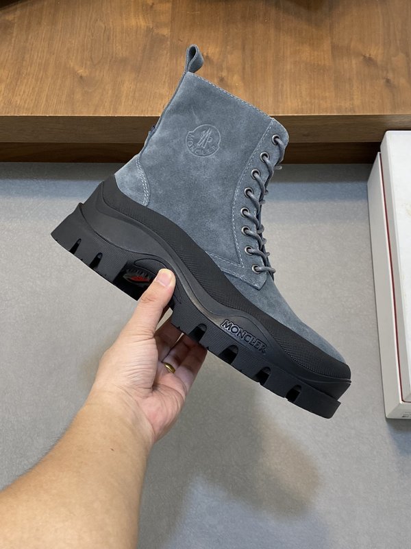 몽클레어 오리지널 남성 가죽 캐주얼 부츠 001-221265