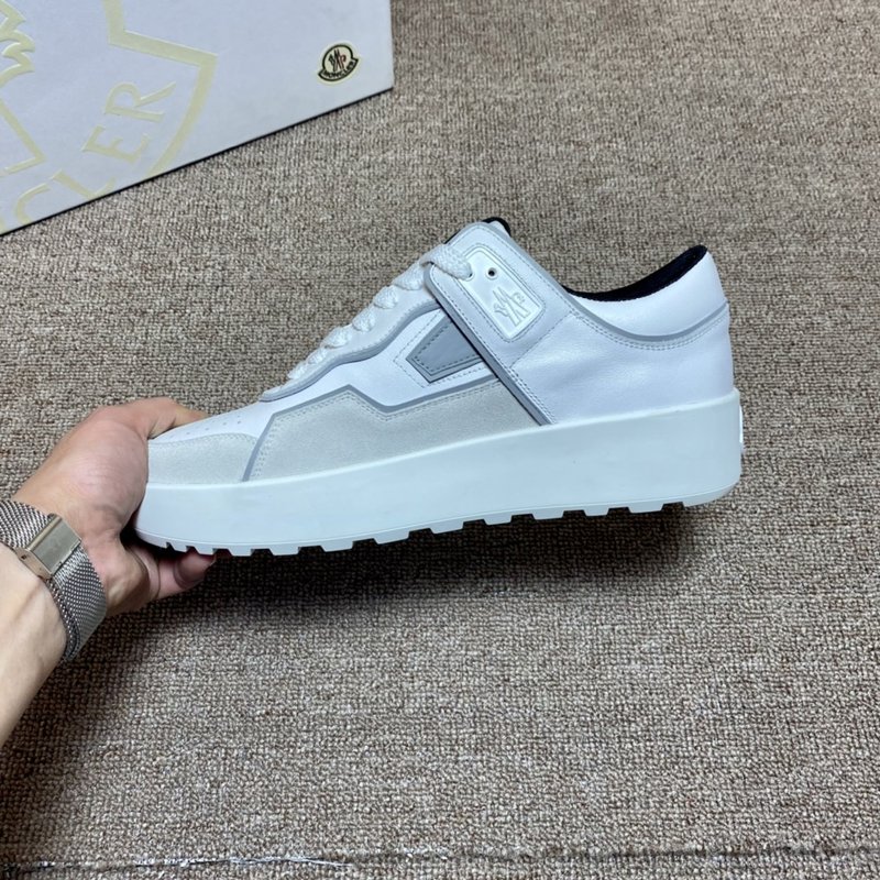 몽클레르 MONCLER 화이트 가죽 스니커즈 001-221286
