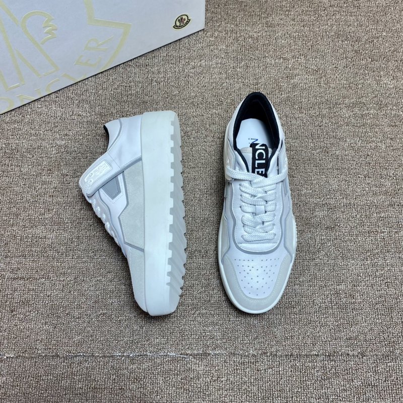 몽클레르 MONCLER 화이트 가죽 스니커즈 001-221286