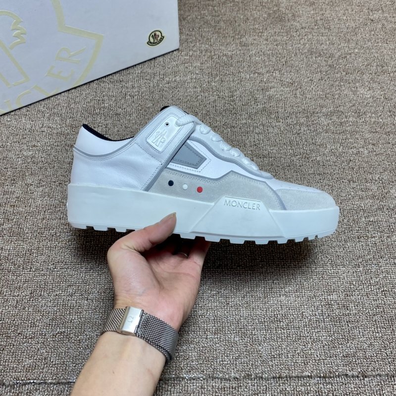 몽클레르 MONCLER 화이트 가죽 스니커즈 001-221286