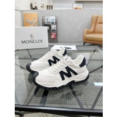 몽클레어 이탈리아 가죽 캔버스 캐주얼 운동화 001-221332
