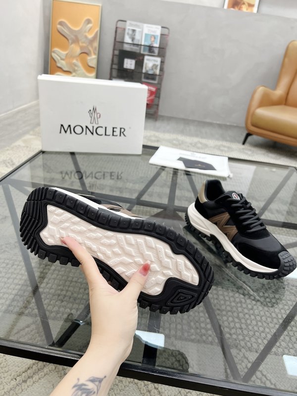 몽클레어 P600 이탈리아 소 가죽 캐주얼 운동화 001-221334